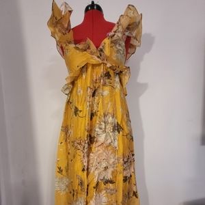 FLORAL  MAXI DRESS